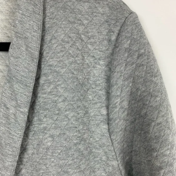 EILEEN FISHER Quilted Jersey Stand Collar Jacket - Picture 5 of 7